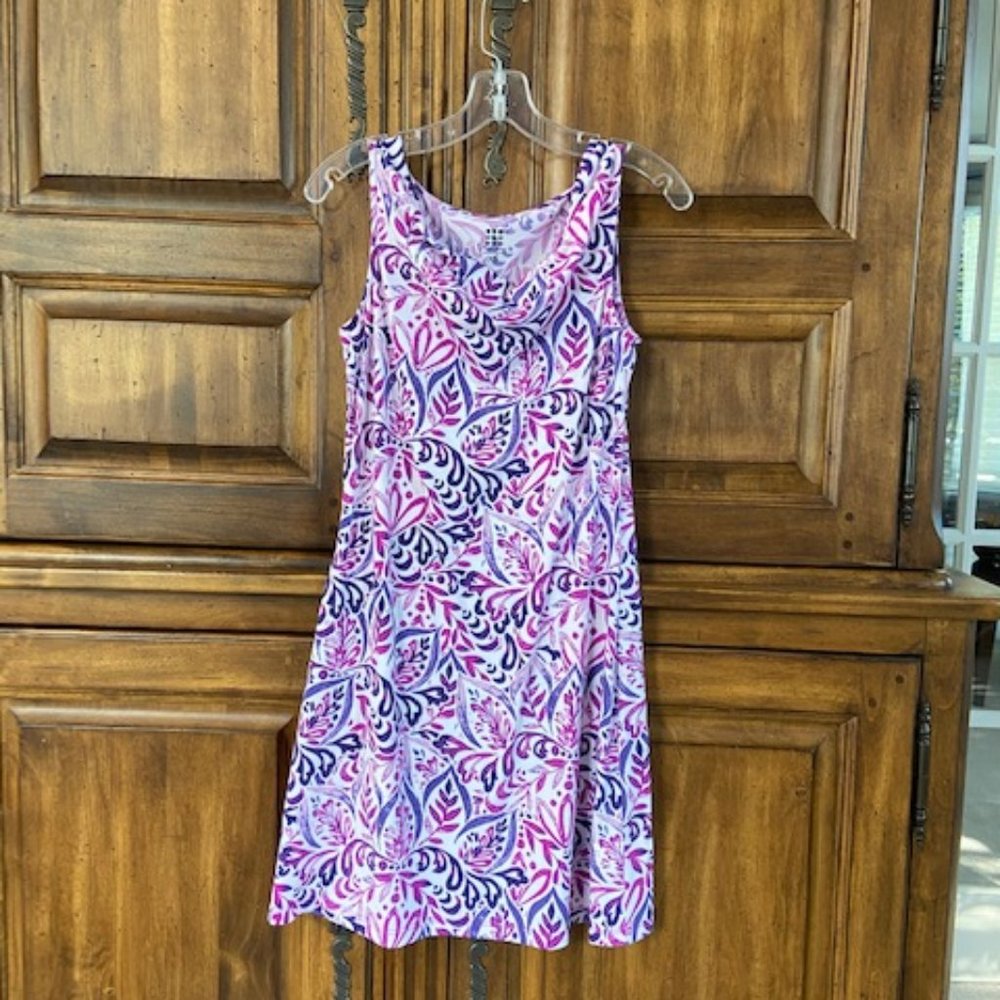 Title Nine Breeze Dress, Woodcut Flora XS